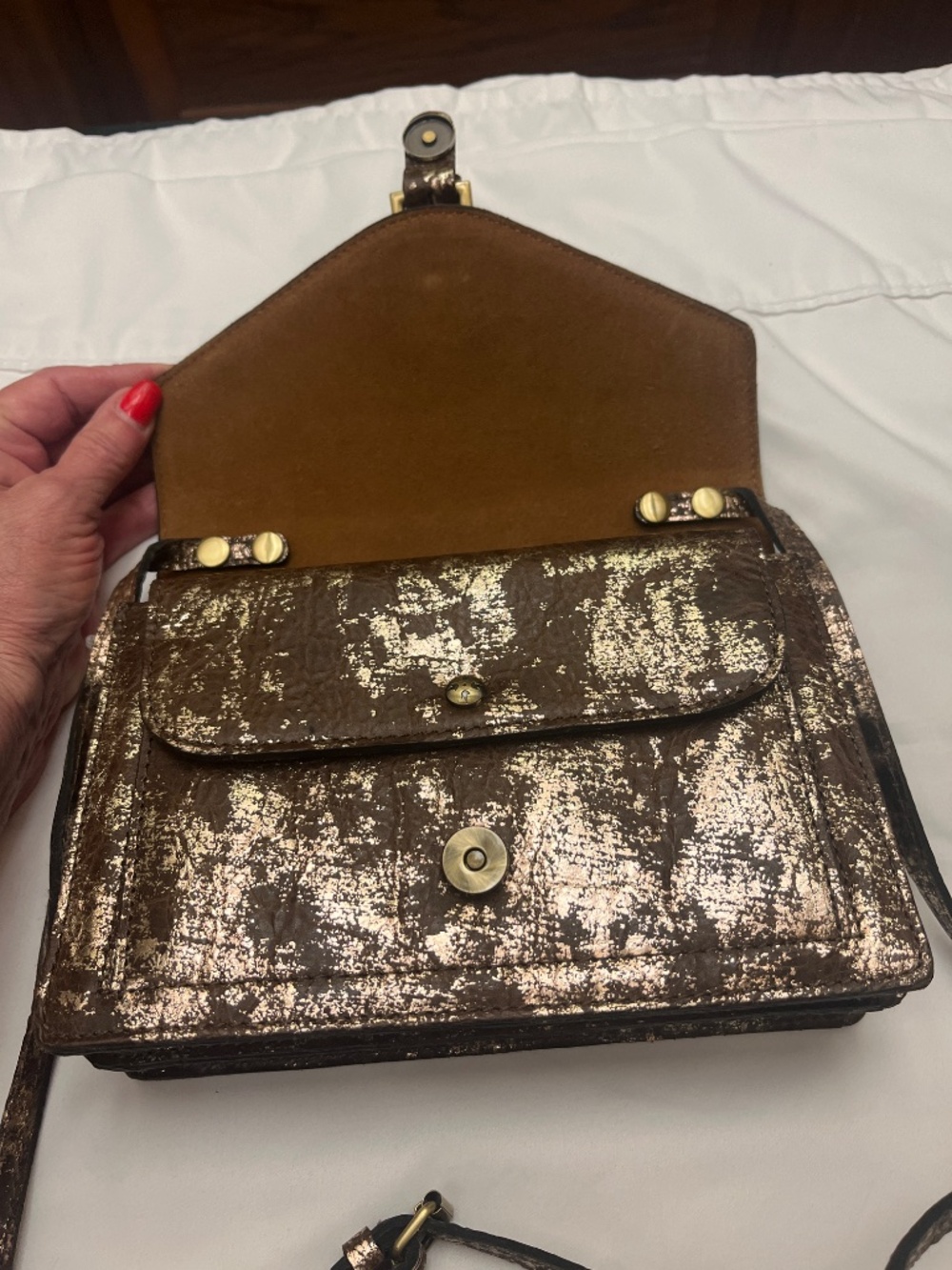 NWT Patricia Nash Specialty Cassano Leather Bag. - Picture 4 of 15